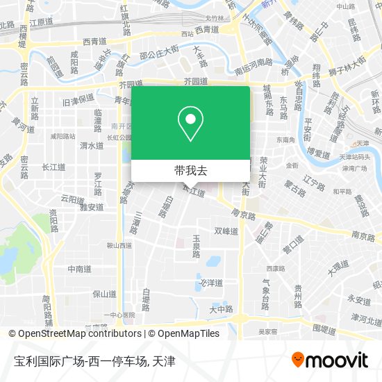 宝利国际广场-西一停车场地图