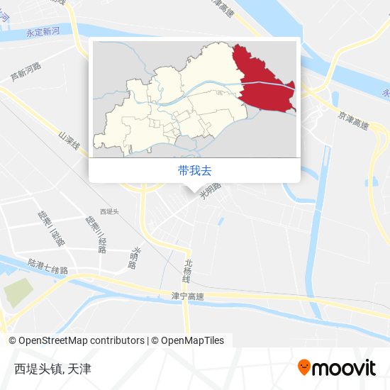 西堤头镇地图