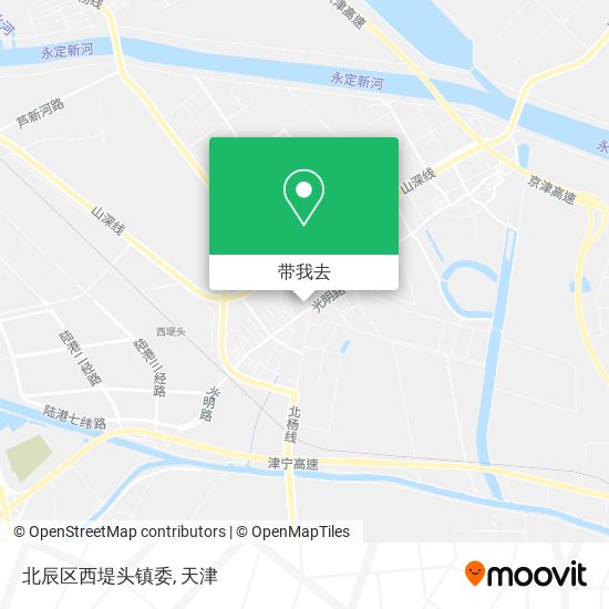 北辰区西堤头镇委地图
