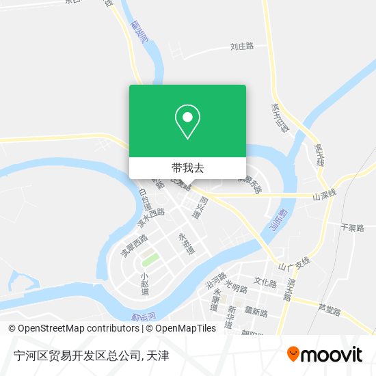 宁河区贸易开发区总公司地图