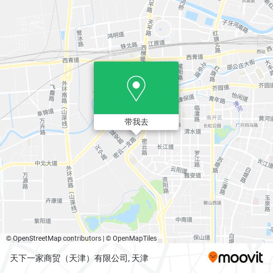 天下一家商贸（天津）有限公司地图