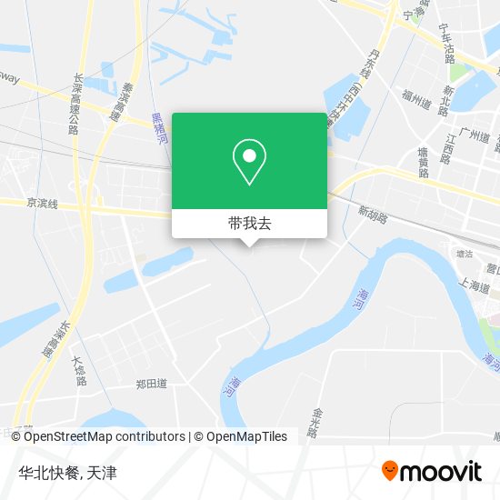 华北快餐地图