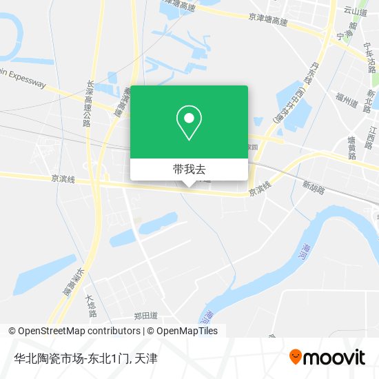 华北陶瓷市场-东北1门地图
