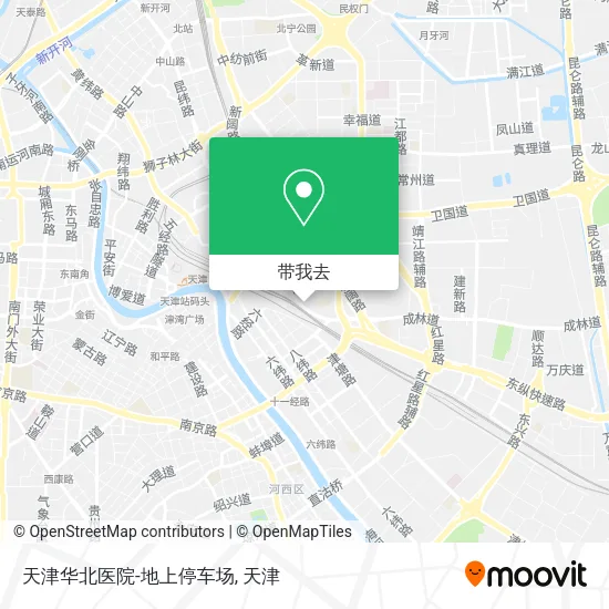 天津华北医院-地上停车场地图