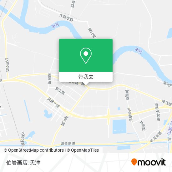伯岩画店地图