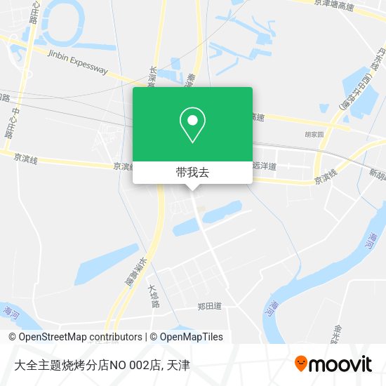 大全主题烧烤分店NO 002店地图