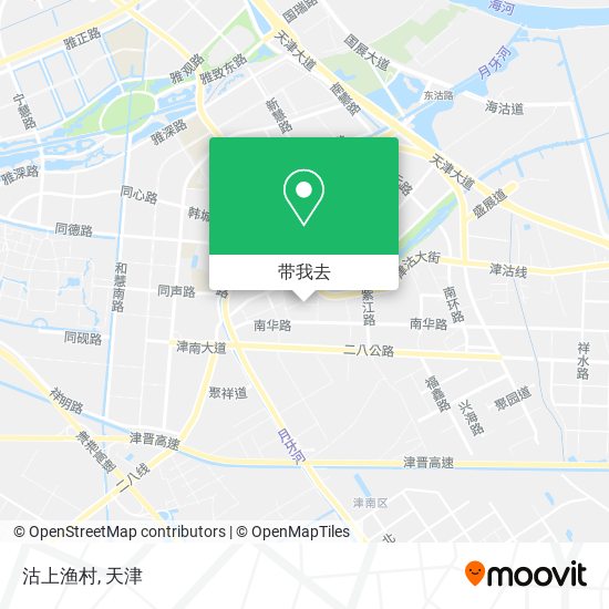 沽上渔村地图