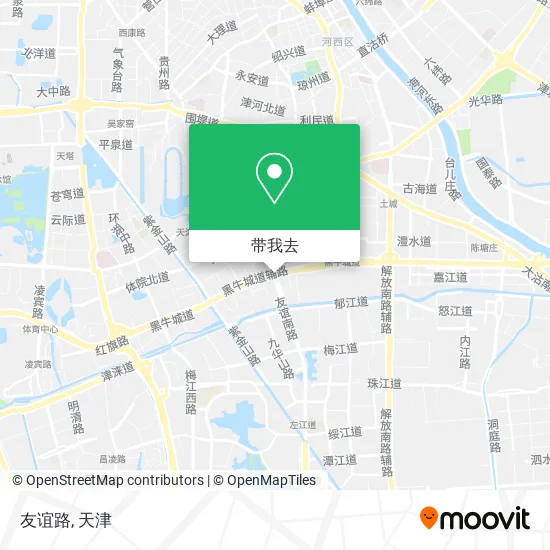 友谊路地图