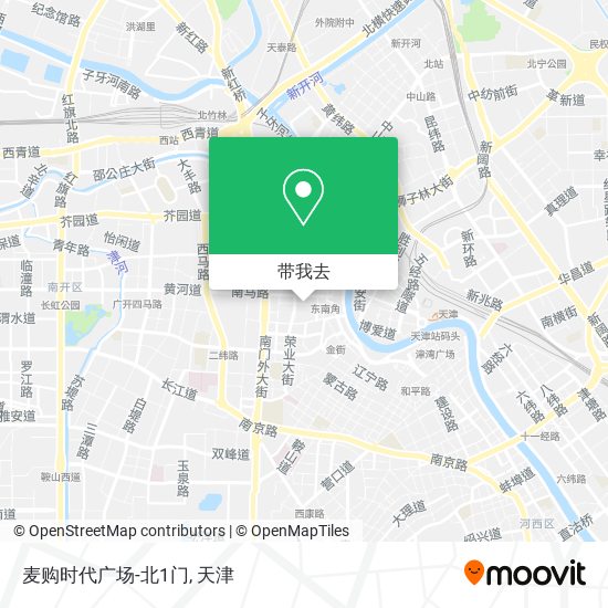 麦购时代广场-北1门地图