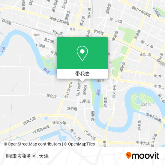 响螺湾商务区地图