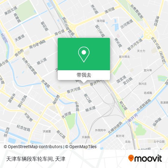 天津车辆段车轮车间地图
