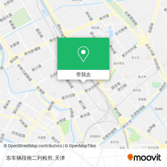 东车辆段南二列检所地图
