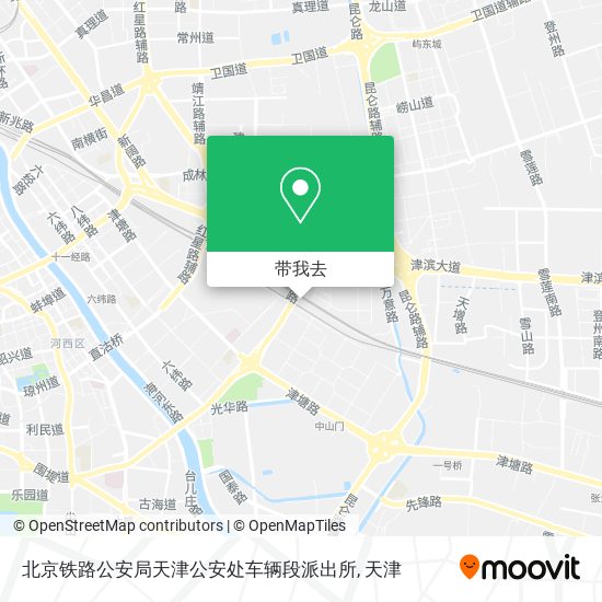 北京铁路公安局天津公安处车辆段派出所地图