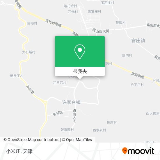 小米庄地图
