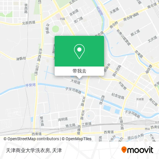 天津商业大学洗衣房地图