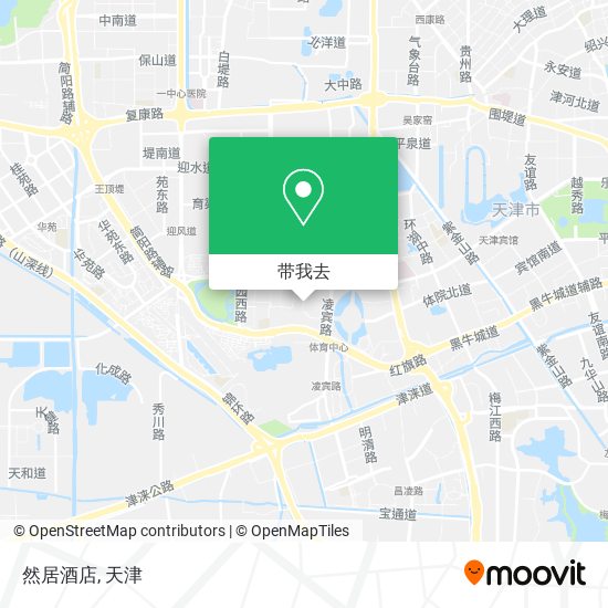 然居酒店地图