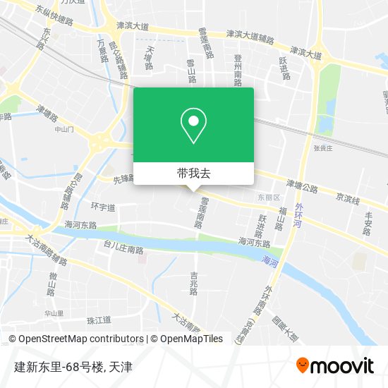 建新东里-68号楼地图