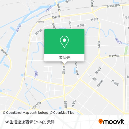 68生活速递西青分中心地图