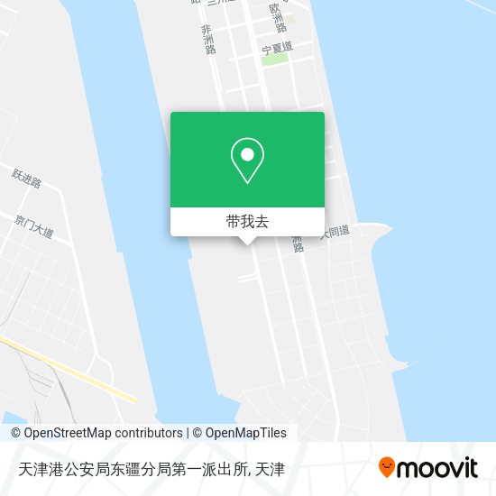 天津港公安局东疆分局第一派出所地图