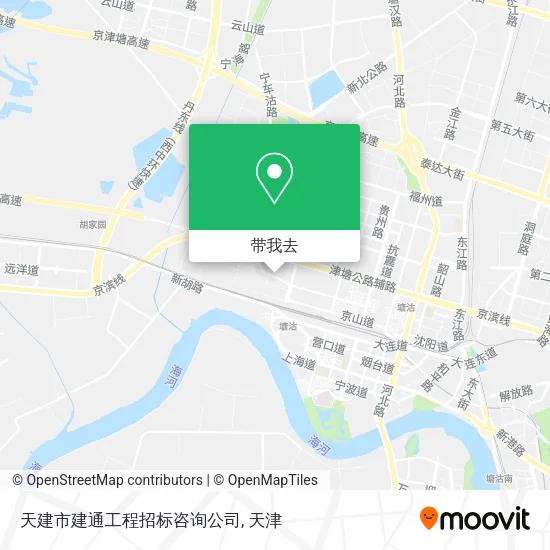 天建市建通工程招标咨询公司地图