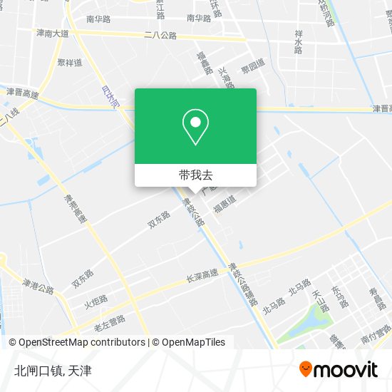 北闸口镇地图
