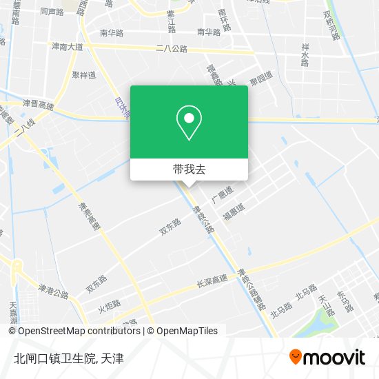 北闸口镇卫生院地图