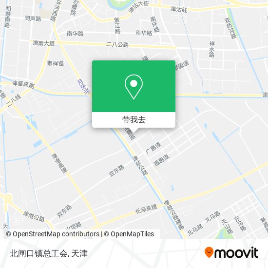 北闸口镇总工会地图