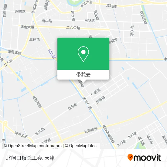 北闸口镇总工会地图