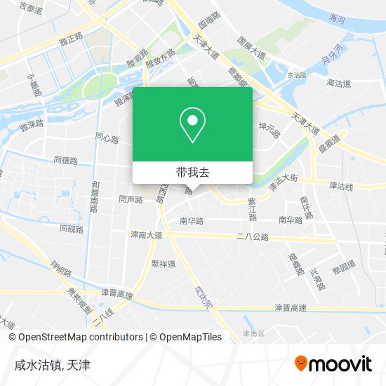 咸水沽镇地图