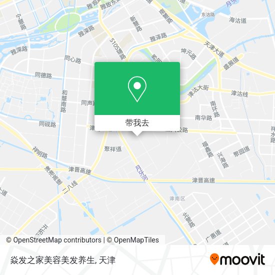 焱发之家美容美发养生地图