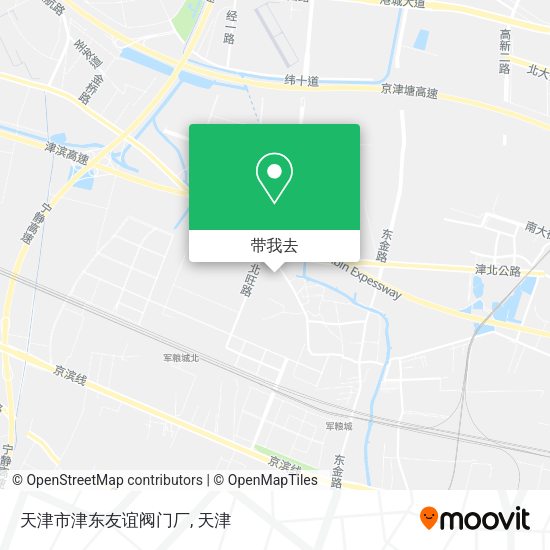 天津市津东友谊阀门厂地图