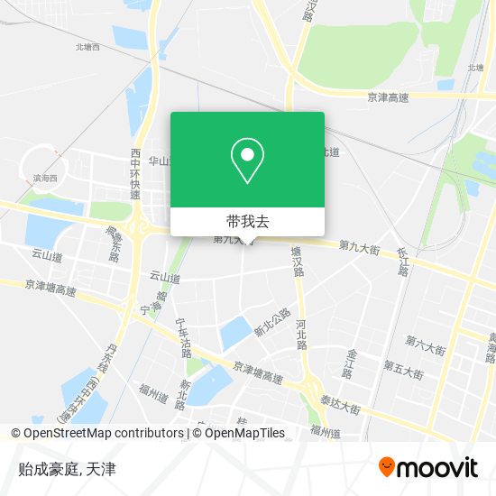 贻成豪庭地图