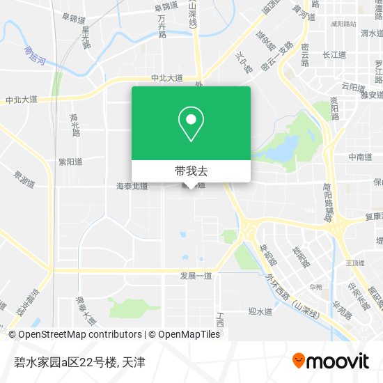 碧水家园a区22号楼地图