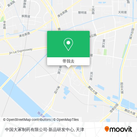 中国大冢制药有限公司-新品研发中心地图