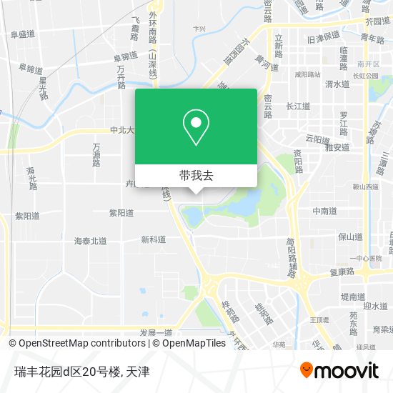 瑞丰花园d区20号楼地图