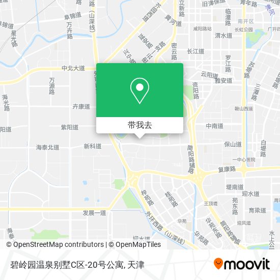 碧岭园温泉别墅C区-20号公寓地图