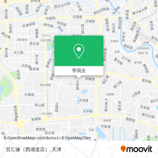 百汇缘（西湖道店）地图