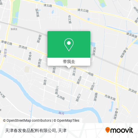 天津春发食品配料有限公司地图