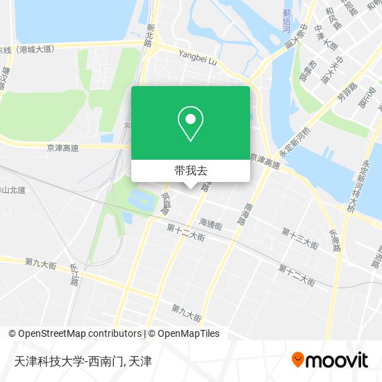 天津科技大学-西南门地图