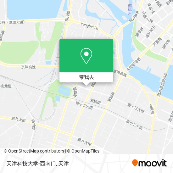 天津科技大学-西南门地图