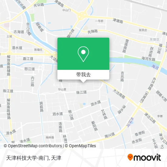 天津科技大学-南门地图