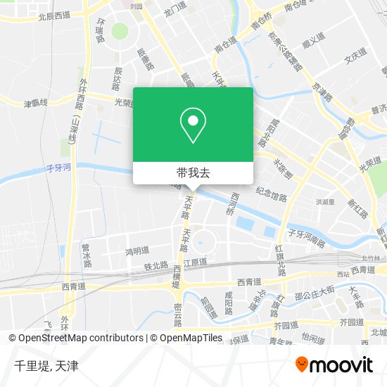 千里堤地图