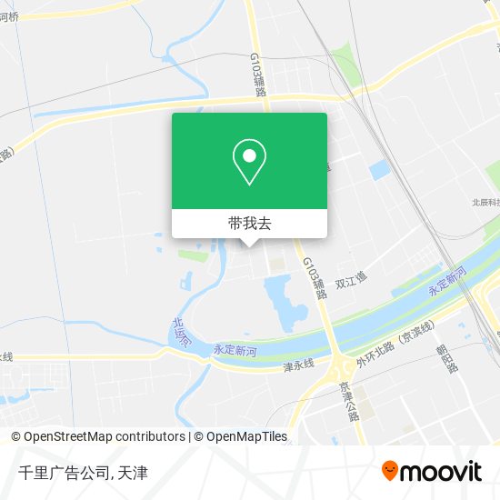 千里广告公司地图