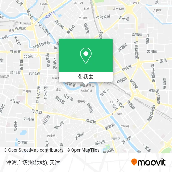 津湾广场(地铁站)地图
