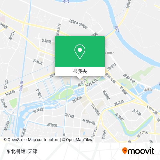 东北餐馆地图