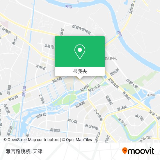 雅言路跳桥地图