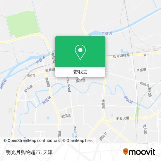 明光月购物超市地图
