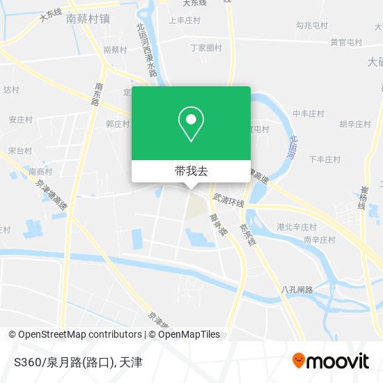 S360/泉月路(路口)地图