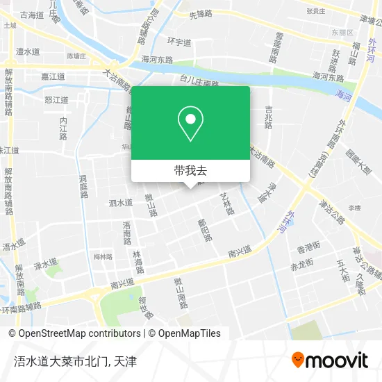 浯水道大菜市北门地图