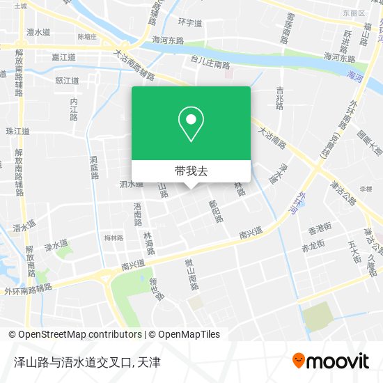 泽山路与浯水道交叉口地图